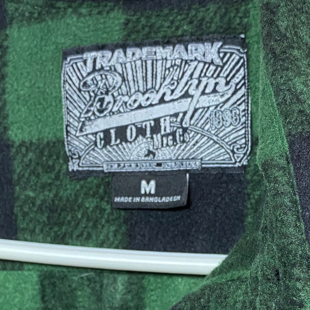 Medium Green & Black Checkered Coat - Picture 2 of 3